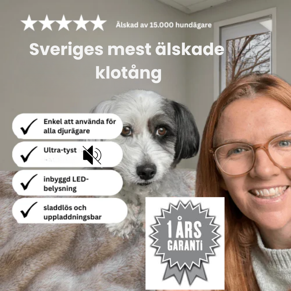 GlowPaw™ Pro - säker kloklippning