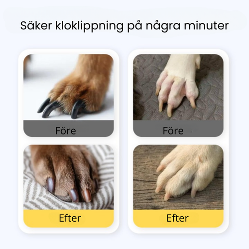 GlowPaw™ Pro - säker kloklippning